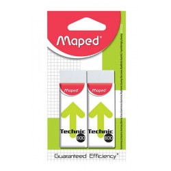 Confezione 2 gomme TECHNIC MAPED Confezione 2 gomme TECHNIC MAPED