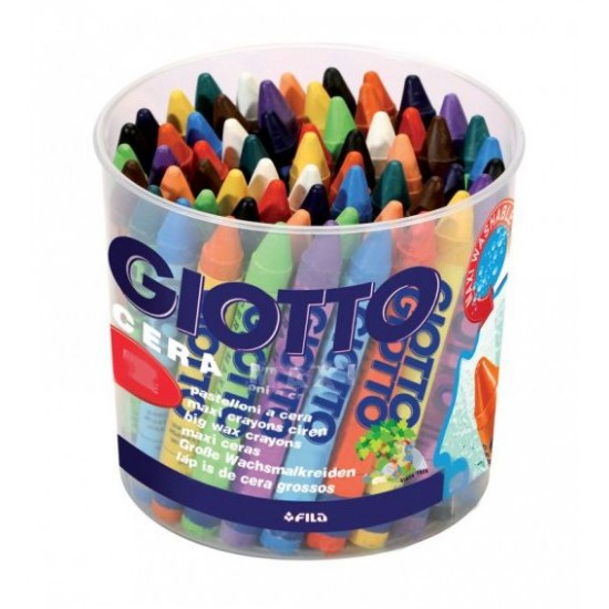 Giotto Cera 84 colori in barattolo