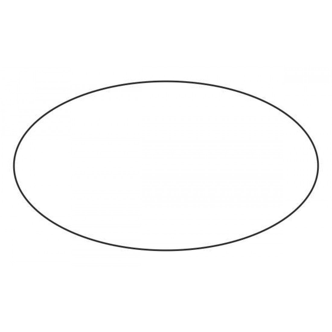 Soffione Doccia Ovale Bianco/Cromato - 35x15 Cm, Anti-Calcare, Massaggio Pioggia Rilassante