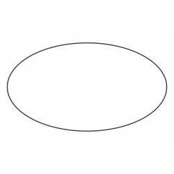 Foglio 60 etichette adesive ovali BIANCO mm 36x20 Foglio 60 etichette adesive ovali BIANCO mm 36x20