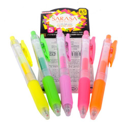 Set 5 penne giapponesi Zebra Sarasa