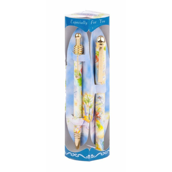Set 2 penne tubo trasparente 17x5,5