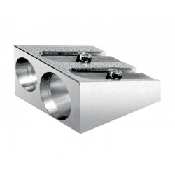 Temperamatite 2 fori in metallo Temperamatite 2 fori in metallo