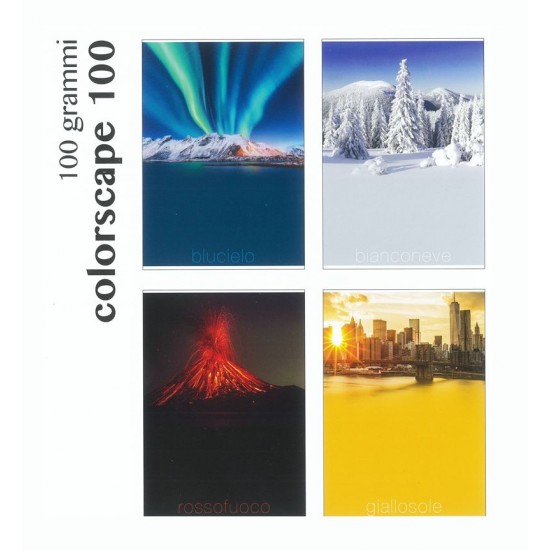 10 quadernoni maxi 100gr COLORSCAPE