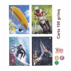 10 quadernoni maxi 100gr SPORT 100 10 quadernoni maxi 100gr SPORT 100