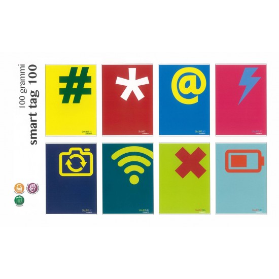 10 quadernoni maxi 100gr SMART TAG