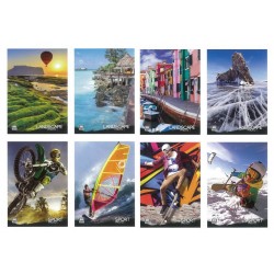 10 quadernoni maxi 100gr SPORT & LANDSCAPE 10 quadernoni maxi 100gr SPORT & LANDSCAPE