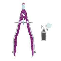 Compasso HERLITZ fast open VIOLA FUCSIA Compasso HERLITZ fast open VIOLA FUCSIA