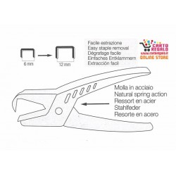 Levapunti in metallo