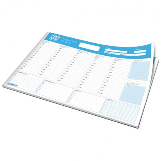 Planner da scrivania 60 fogli 42x30