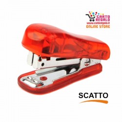Mini cucitrice spillatrice cm 6 ROSSA