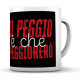 Tazza ceramica IL PEGGIO è CHE PEGGIORERO' 350ml