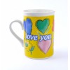 Bicchiere LOVE YELLOW cm 10