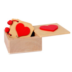 Scatolina legno con libricino Scatolina legno con libricino