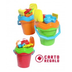 Secchiello con setaccio,palette e stampini