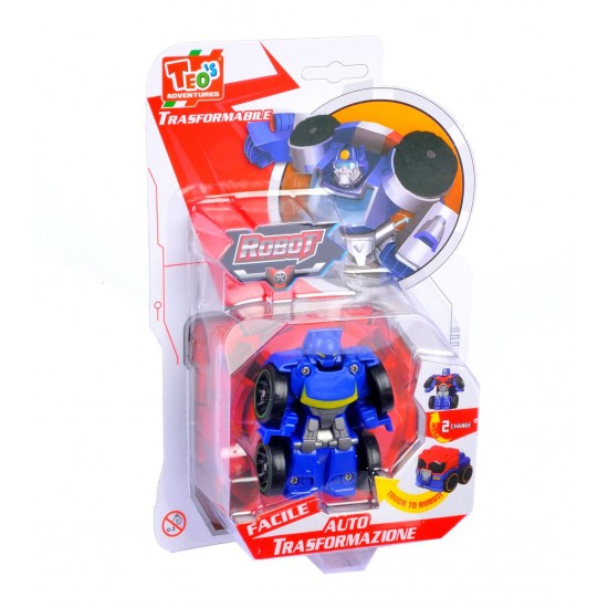 Robot Autobot Transformer Blu-giallo