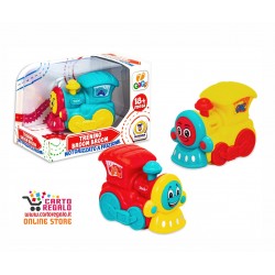 Trenino FUNNY a frizione colore GIALLO Trenino FUNNY a frizione colore GIALLO