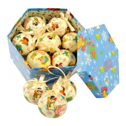 Sfere di NATALE 14pz box azzurro Sfere di NATALE 14pz box azzurro