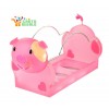 Porta CD maialino rosa