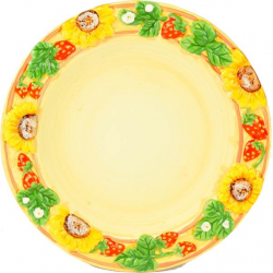 Piatto fiorito cm 20 Piatto fiorito cm 20