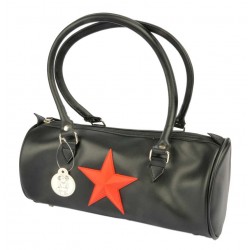Borsa in similpelle tubolare RED STAR Borsa in similpelle tubolare RED STAR