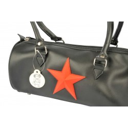 Borsa in similpelle tubolare RED STAR Borsa in similpelle tubolare RED STAR