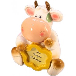 Salvadanio portafoto mucca Salvadanio portafoto mucca