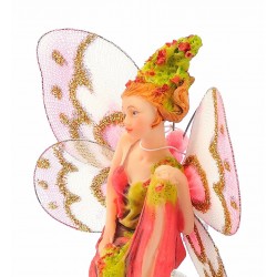 Fatina del ghiaccio ali rosa cm 16