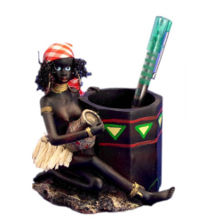 Portapenne etnico esagonale